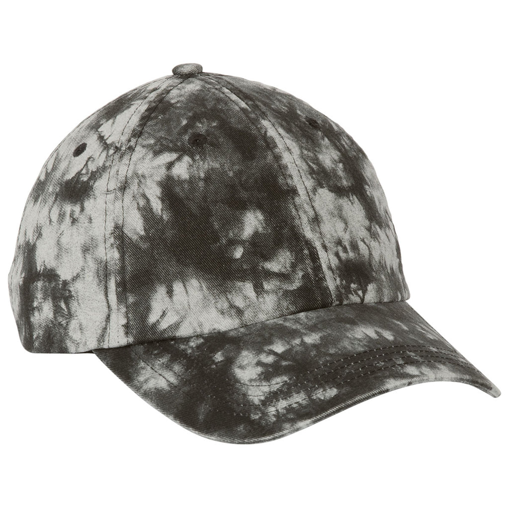 Port Authority Black Tie-Dye Cap