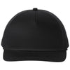 Port Authority Black/ Black Snapback Five-Panel Rope Cap