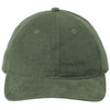 Port Authority Olive Green Light Corduroy Dad Cap