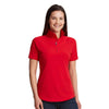 Cutter & Buck Women's Red Response Half Zip