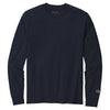 Champion Men's Navy Heritage 5.2-oz Jersey Long Sleeve Tee