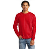 Champion Men's Red Heritage 5.2-oz Jersey Long Sleeve Tee