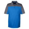 Core 365 Men's True Royal/Carbon Balance Colorblock Performance Pique Polo