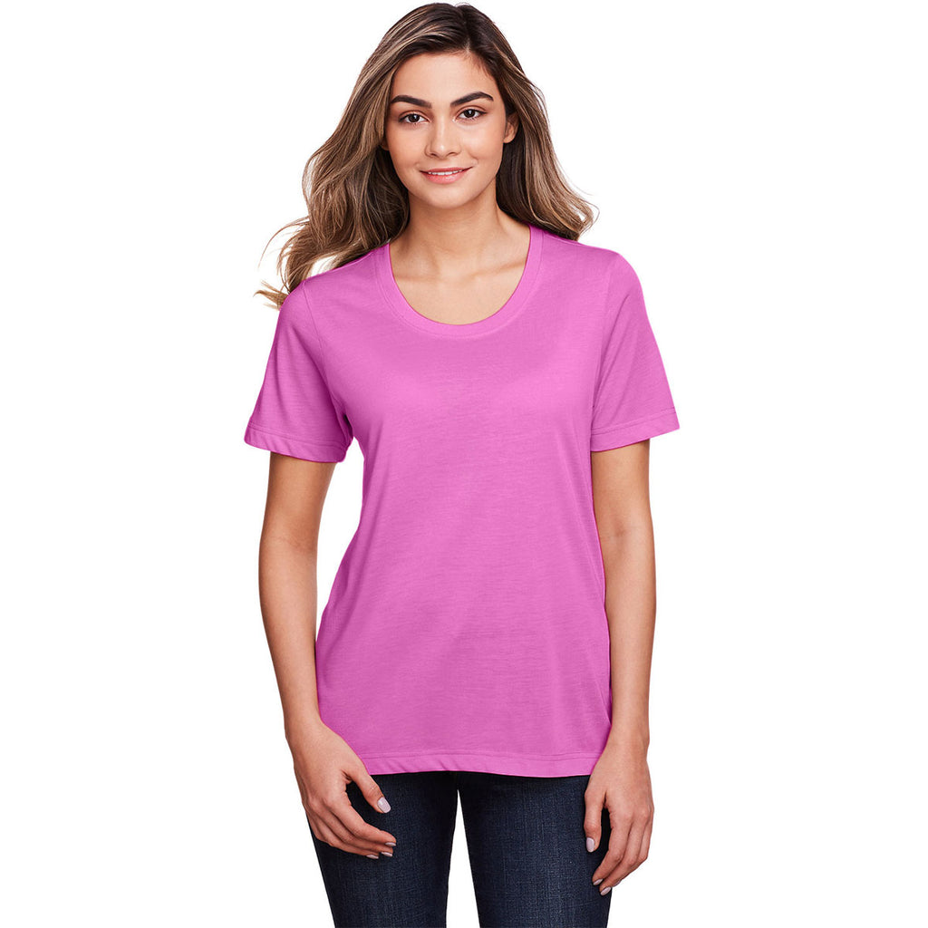 Core 365 Women's Charity Pink Fusion ChromaSoft Performance T-Shirt