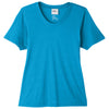 Core 365 Women's Electric Blue Fusion ChromaSoft Performance T-Shirt