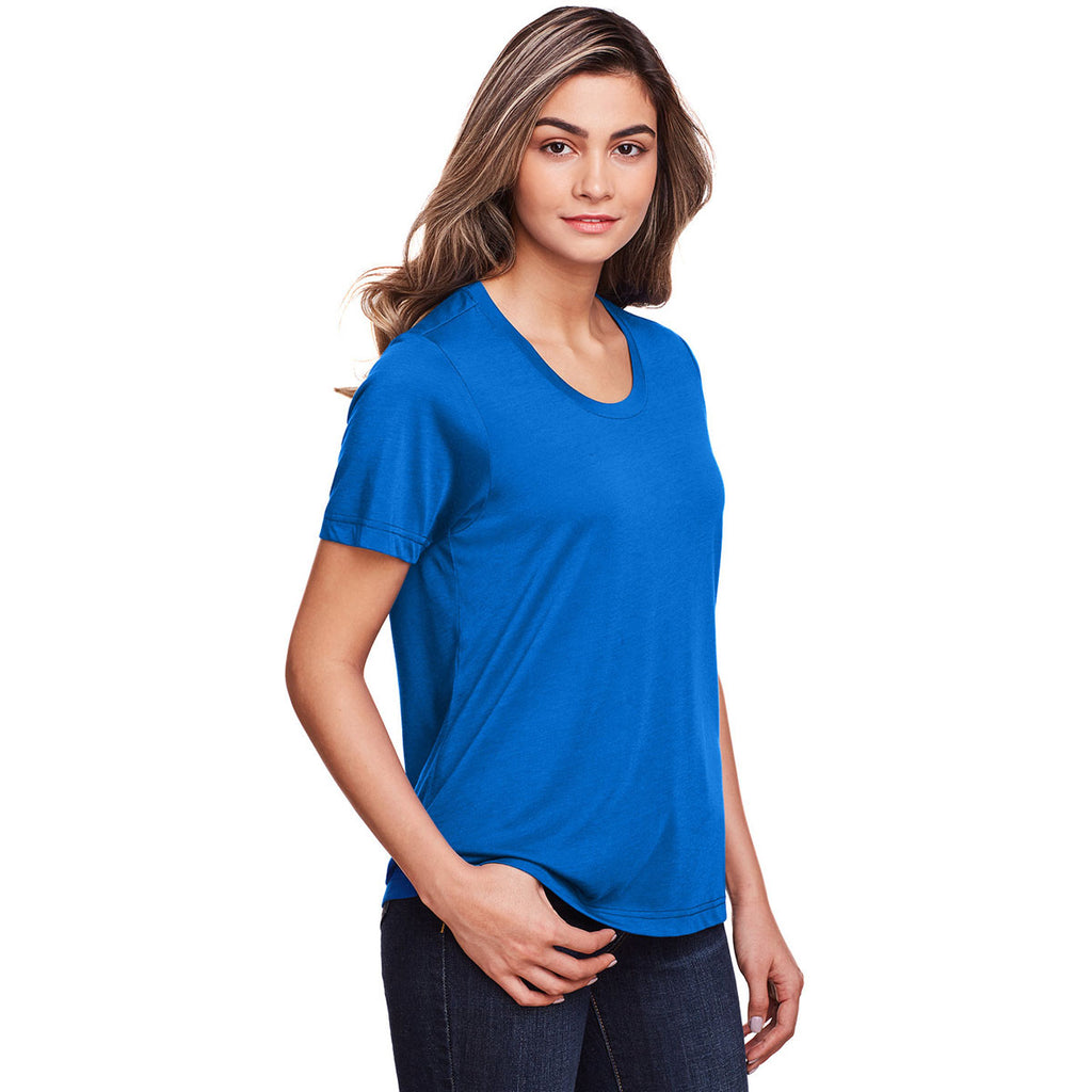 Core 365 Women's True Royal Fusion ChromaSoft Performance T-Shirt