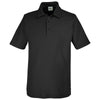 Core 365 Men's Black Fusion ChromaSoft Pique Polo