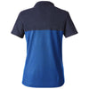 Core 365 Women's True Royal/Classic Navy Heather Fusion ChromaSoft Colorblock Polo