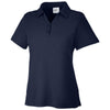 Core 365 Women's Classic Navy Fusion ChromaSoft Pique Polo