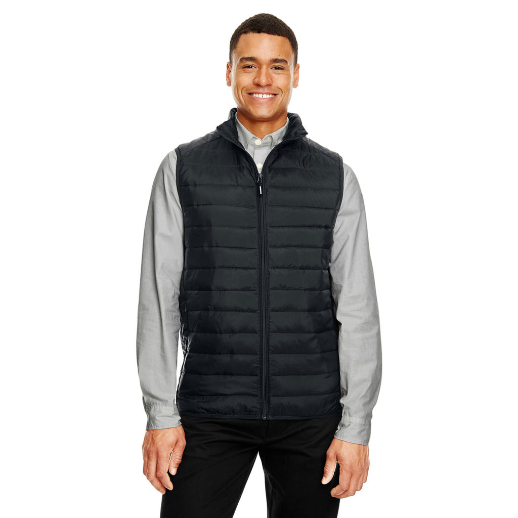 Core 365 Men's Black Prevail Packable Puffer Vest