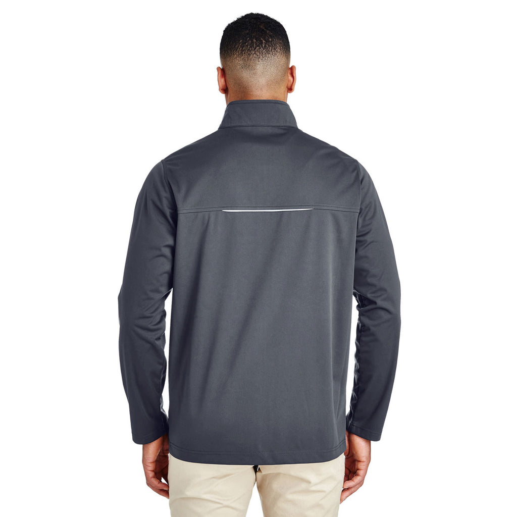 Core 365 Men's Carbon Techno Lite Three-Layer Knit Tech Shell