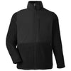 Core 365 Men's Black/Black Journey Summit Hybrid Full Zip