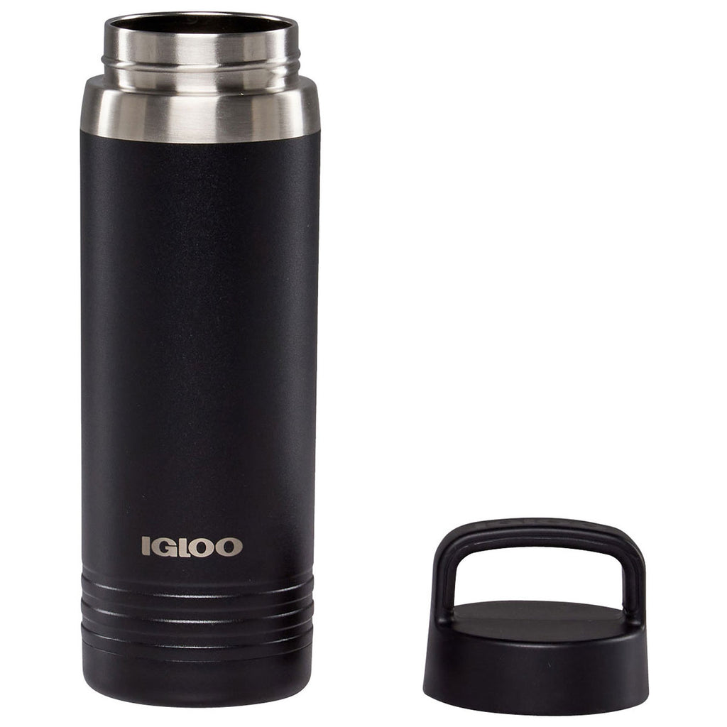 Igloo Black 24 oz. Vacuum Insulated Bottle