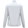 Callaway Women's White Long Sleeve Quarter Zip Mock with Reflective Tape