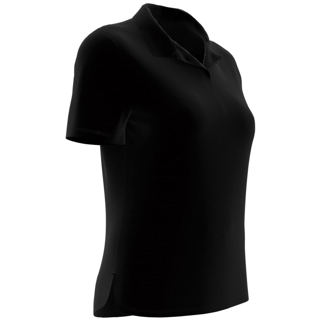 Callaway Women's Black Eco Horizontal Textured Polo