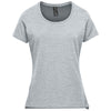 Stormtech Women's Ash Heather Montebello Performance Short Sleeve Tee