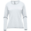 Stormtech Women's White Equinox Long Sleeve Tee