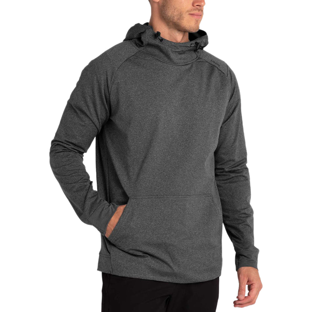 UNRL Unisex Heather Charcoal Crossover Hoodie II