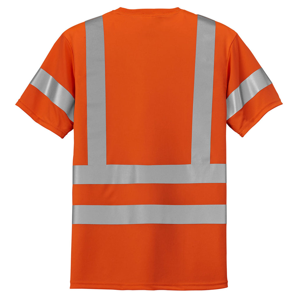 CornerStone Safety Orange ANSI 107 Class 3 Short Sleeve Snag-Resistant Reflective T-Shirt