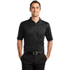 CornerStone Men's Black Select Snag-Proof Pocket Polo