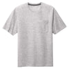 CornerStone Men's Heather Grey Workwear Short Sleeve Pocket Tee