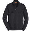 CornerStone Men's Dark Navy 1/2-Zip Job Shirt