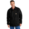 Carhartt Men's Black Sherpa-Lined Coat