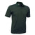 BAW Men's Dark Green Mini Stripe Spandex Cool Tek Polo