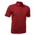 BAW Men's Red Mini Stripe Spandex Cool Tek Polo