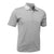 BAW Men's White Mini Stripe Spandex Cool Tek Polo