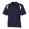 BAW Men's Navy/White Colorblock Polo