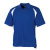 BAW Men's Royal/White Colorblock Polo