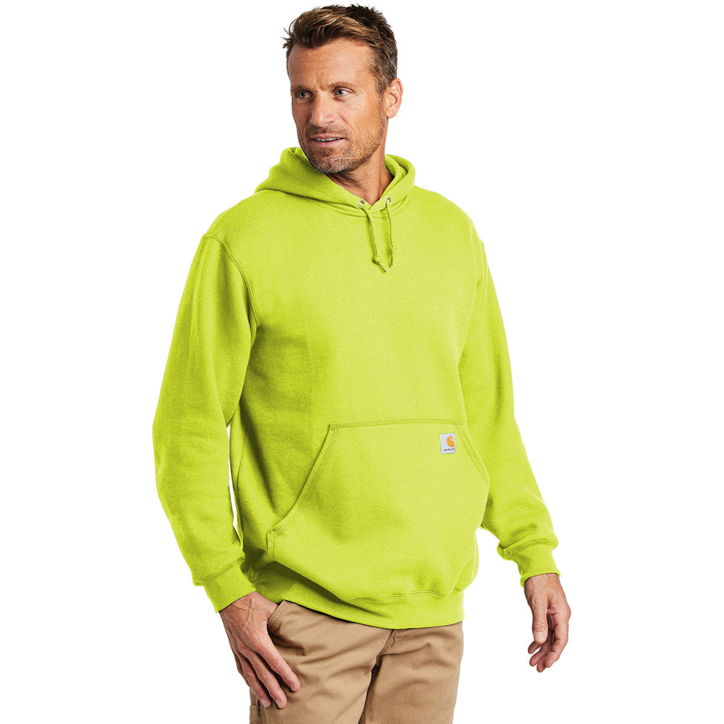 Carhartt Men's Bright Lime Midweight Hooded Sweatshirt