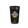 Perfect Line Black 22 oz Full Color Stadium Cup