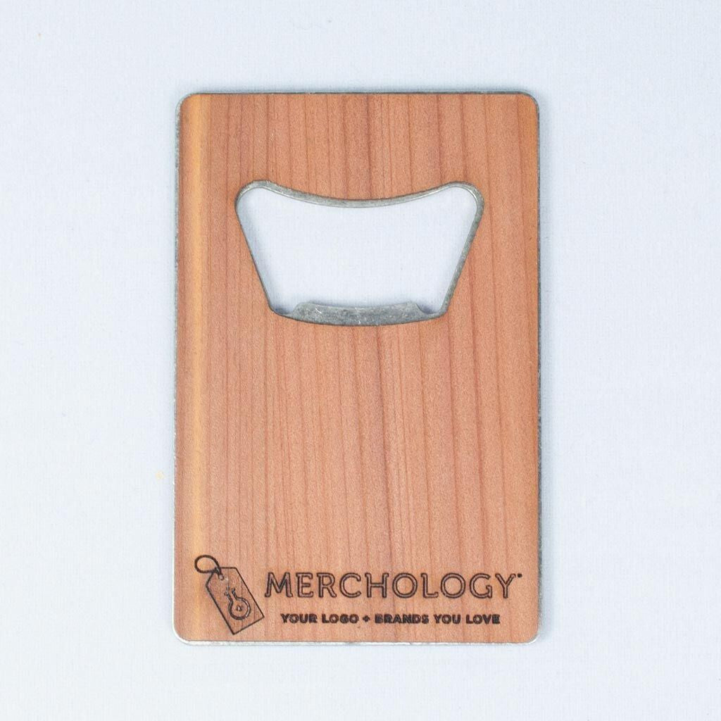 Woodchuck USA Cedar Credit Card Bottle Opener