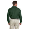 Devon & Jones Men's Forest Pima Pique Long-Sleeve Polo