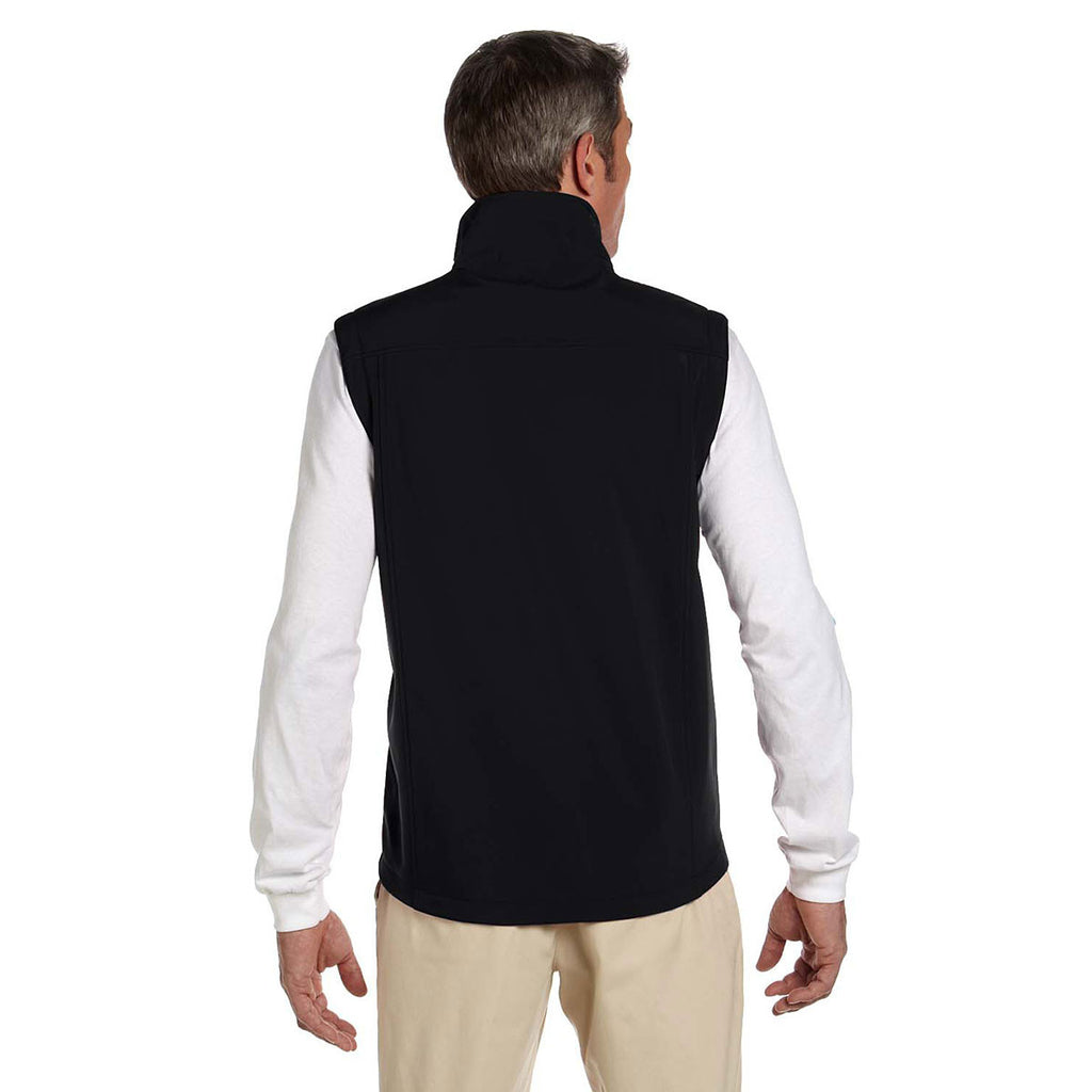 Devon & Jones Men's Black Soft Shell Vest