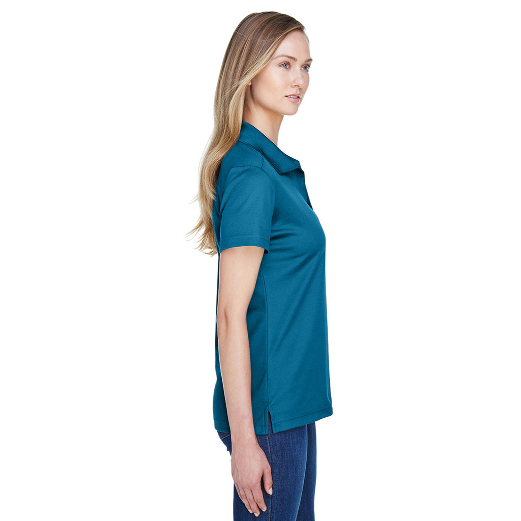 Devon & Jones Women's Dark Teal CrownLux Performance Polo