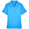 Devon & Jones Women's Ocean Blue CrownLux Performance Range Flex Polo