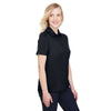 Devon & Jones Women's Black CrownLux Performance Range Flex Polo