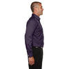 Devon & Jones Men's Deep Purple Crown Collection Solid Stretch Twill