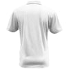 BAW Men's White Solid Spandex Polo