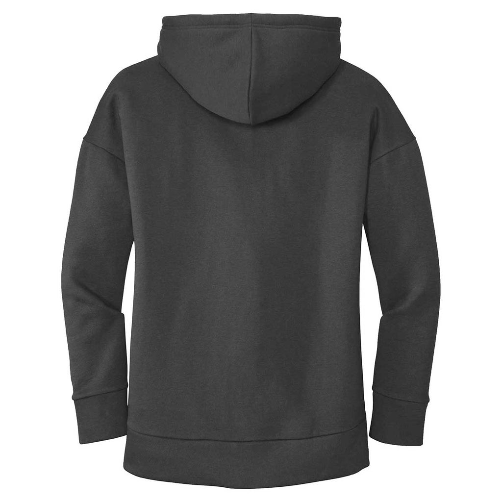 District Women's Charcoal Perfect Weight Fleece Full-Zip Hoodie