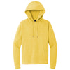 District Unisex Ochre Yellow Heather Perfect Tri Fleece Pullover Hoodie