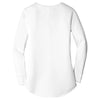 District Women's White Perfect Tri Long Sleeve