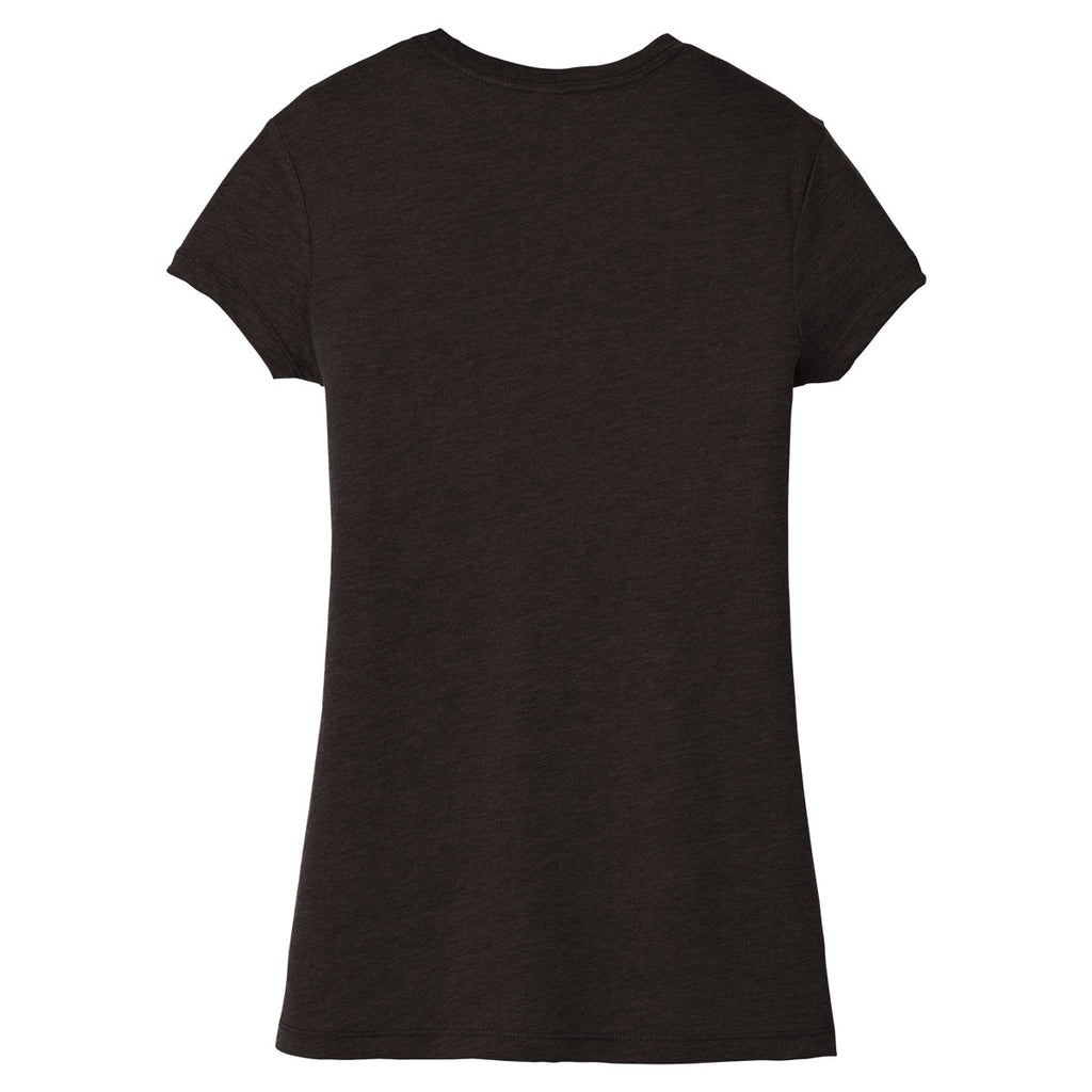 District Women's Black Frost Fitted Perfect Tri Tee