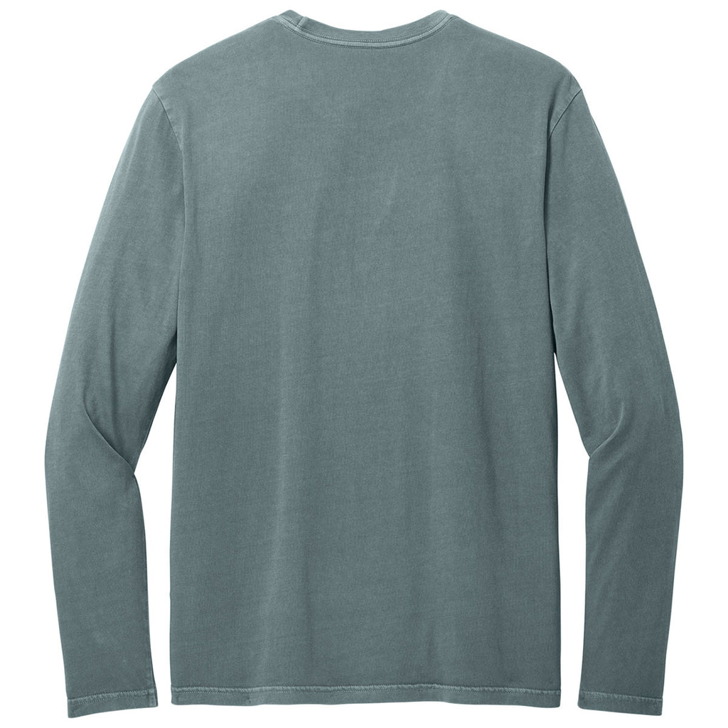 District Men's Deep Steel Blue Wash Long Sleeve Tee