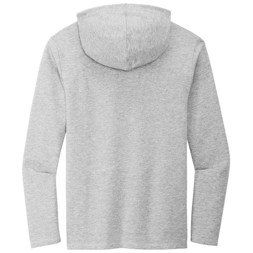 District Men's Light Heather Grey Featherweight French Terry Hoodie