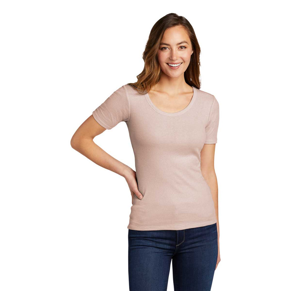 District Women's Smokey Iris V.I.T. Rib Scoop Neck Tee