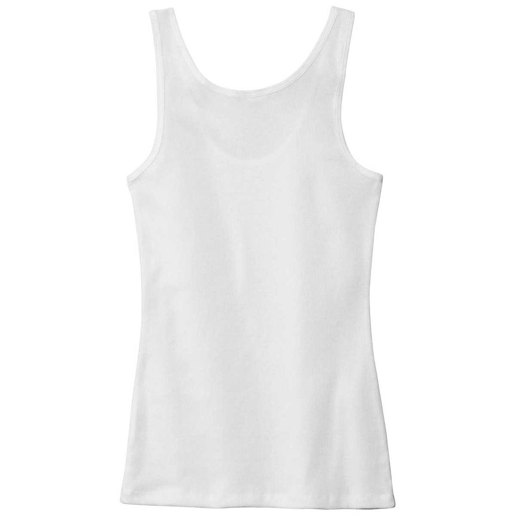 District Women's White V.I.T. Rib Tank